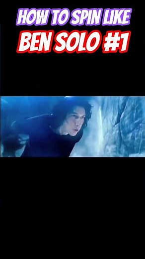 How to lightsaber spin like Ben Solo #starwars #lightsaber #bensolo