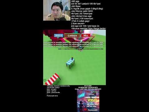 Profesiku jadi dua Pemancing dan jokier - Roblox grow a garden / fish it