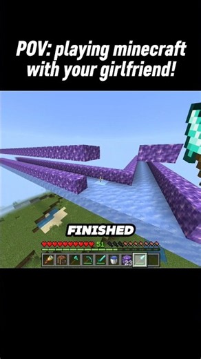 pov:playing minecraft with your girlfriend!