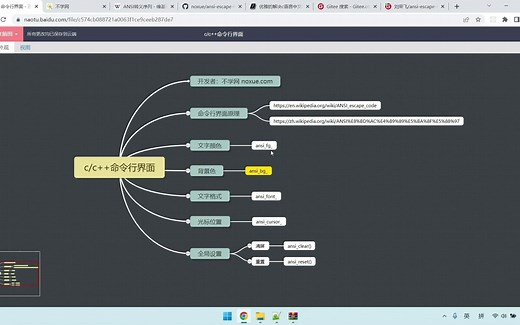 第3课：c语言字符界面 - 背景颜色