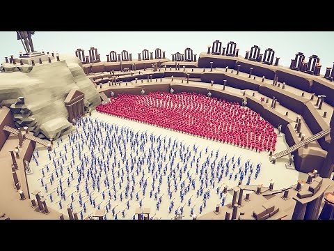 (200vs200) RANGED units vs MELEE units - Totally Accurate Battle Simulator TABS