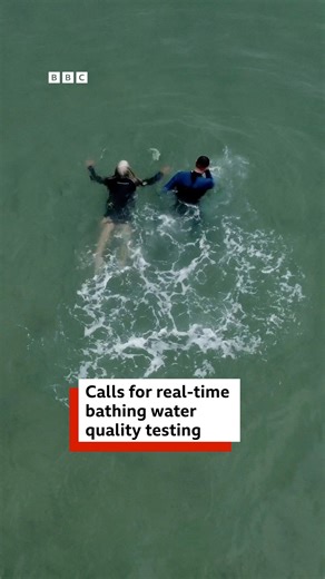 8.8K views · 95 reactions | Swimmers and clean water campaigners are calling for "real-time" testing of water quality at the region's beaches and rivers  | BBC Cornwall | Facebook