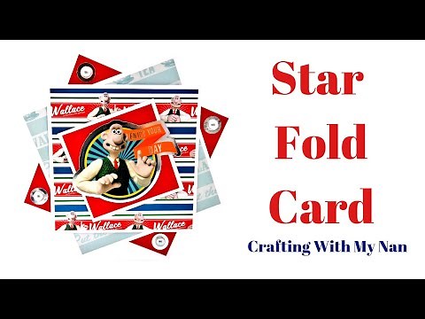 EASY Star Fold Card (Cardmaking With My Nan!)
