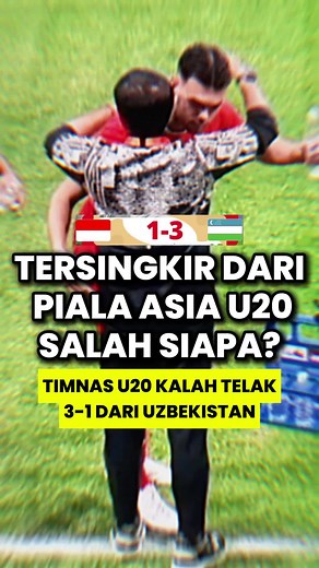 gak bisa berkata apa-apa, Indonesia dikalahkan Uzbekistan 3-1 di lanjutan Piala Asia U20, Timnas U20 dipastikan gugur dari Piala Asia U20 #indrasjafri #indonesia #uzbekistan #highlight #timnasu20 #sty #pssi #beritabola #sepakbola #sepakbolaindonesia