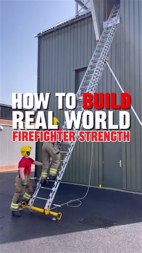 How to build real-world Firefighter strength 🚒💪 It’s not just about barbell PRs. On the fireground, you need strength that transfers to dragging, carrying, climbing, and holding awkward loads. That’s why movements like these should be in your training ⬇️ ✅ Squats – the foundation for power & stability ✅ Bear hug carries – mimic carrying hose packs or casualties ✅ Overhead carry – shoulder core endurance for overhead work ✅ Anti-rotation (Pallof) – resist being pulled off balance ✅ Step ups – s