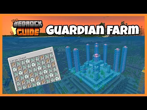 Minecraft Bedrock Guardian Farm