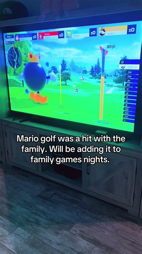 #nintendo #nintendoswitch #mariogolf #familygamenight #golf #fun