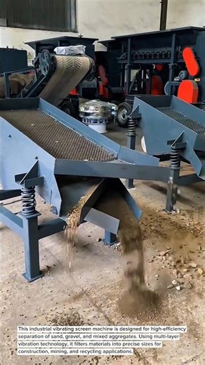 Powerful Industrial Vibrating Screen Machine – Ultimate Sand & Gravel Separator for High-Efficiency