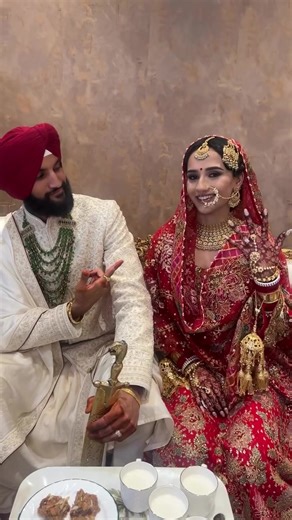 In her wifey era❤️😍 Bride: @simmrraan Groom: @vsinghs Content creator: @glamorousvows Planning: @ManW1thaplan HMUA: @makeupbyjenxiixii @filizhairxbridal DJ: @djjpnyc Catering: @tandoor Decor: @ascentevents_ Video: @weddingsbyjagat #contentcreatornyc #weddingplanner #luxuryweddings #explore #myfiance