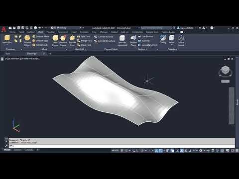AutoCAD 3D Modelado Mallas
