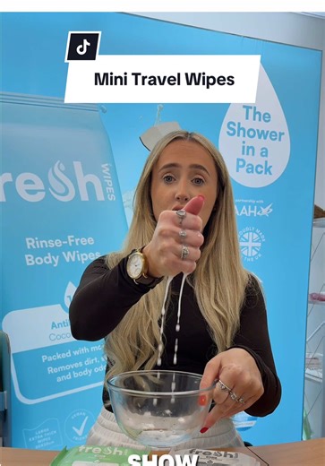 Whether you’re hopping on a flight, road-tripping, camping or just out all day, freshWIPES mini travel wipes keep you feeling clean and confident wherever you are🧳 Small enough for your bag, powerful enough for real freshness🩵 #freshwipes #travelessentials #ontheroad #hygieneonthego #travelwipes
