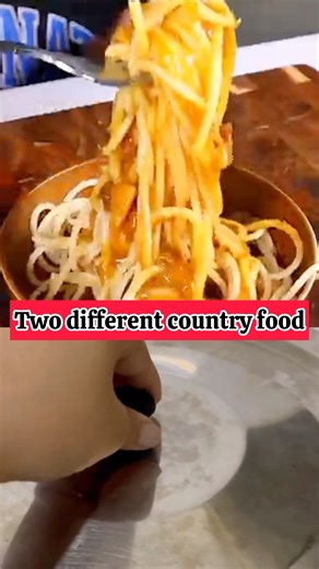 Comparing two different countries food #mukbang #stoneychoi #eating #asmr #shorts