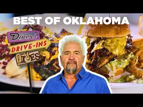 Top #DDD Videos in Oklahoma with Guy Fieri 🍔 | Diners, Drive-Ins and Dives | Food Network