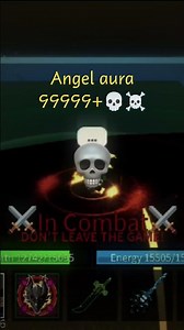 angel aura 99999+ angel v4 best with aura #bloxfruits #roblox #angel #v4 #2nd #gear #aura