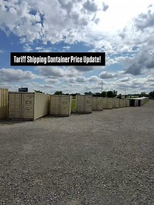 23 reactions | Tariff Shipping Container Price Update! #shippingcontainer #tariffs | Simple Shipping Containers | Facebook