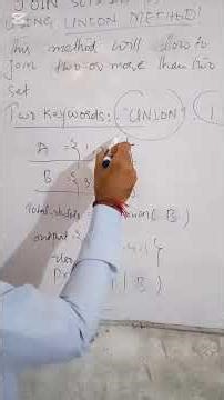 How to join sets in python | python tutorial for beginners | Union method