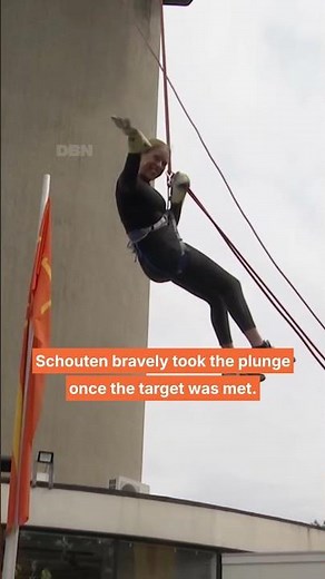Rotterdam Mayor Keeps Crazy Election Promise: Abseils Down 185m Tower!