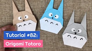 69K views · 725 reactions | Origami Totoro Tutorial so cute & easy!...