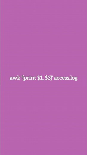Advanced Linux Command Day 3 | awk explained. #linux #unix #devops #sysadmin #shorts