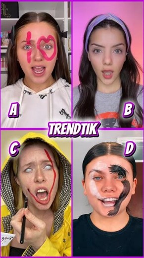 TikTok Circus Makeup Trend 🤡🎪 (#2) #makeup #makeupartist #makeuptutorial #makeup2025