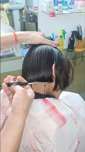 Round Shape Haircut Tutorial | Easy Round Hair Cutting Step by Step