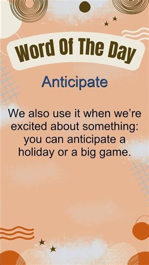 What Does "Anticipate" Mean? | Improve Your Vocabulary Fast