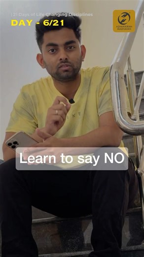 Day 6 - Learn to Say NO ❌ | 21 Days of Life-Changing Disciplines ✨
