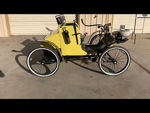 1902 Horseless Carriage Replica, Curved Dash Oldsmobile