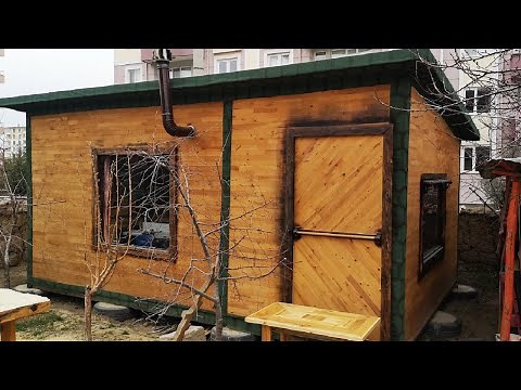 How to Build a SHED / The wooden cabin / Build a hut / Tiny house / DIY wooden house / Ahşap ev yap