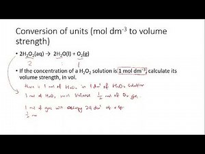 9701 Chemistry Paper 3 AS W23/36/O/N/Q1(b)(iv) Calculate volume strength of hydrogen peroxide H2O2
