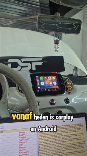 Vanaf nu bieden wij volledige originele CarPlay & Android Auto activatie aan voor alle Fiat 500 modellen vanaf bouwjaar 2017. Geniet van navigatie, muziek en handsfree bellen op je eigen scherm, precies zoals het af fabriek bedoeld is. ​✅ 100% Origineel ✅ Geen extra modules nodig ✅ Klaar terwijl u wacht ​Interesse? Neem direct contact met ons op! ​📍 Antwerpen 📞 0489 17 05 92 #fiat500 #carplay #androidauto #antwerpen #belgie