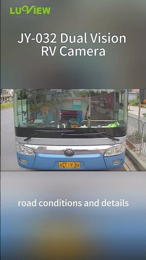 Backup with Confidence Luview JY-032 IP68 Waterproof Dual View RV Camera