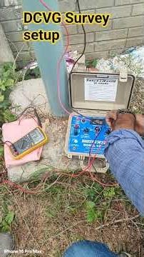 DCVG Survey setup for Pipe line coating damages detector| #shorts #viralvideo #shortsfeed #trending