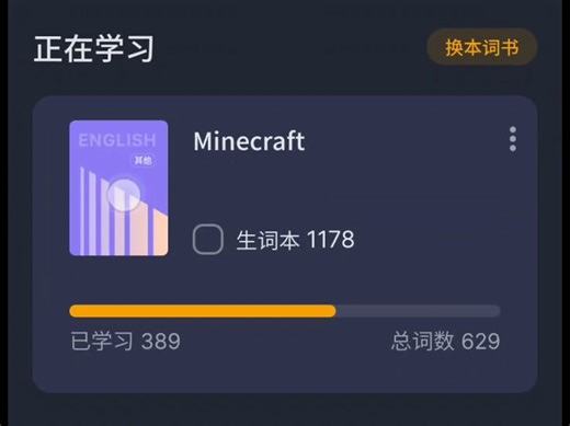 我的世界Minecraft词汇库分享，方块人快来背单词！