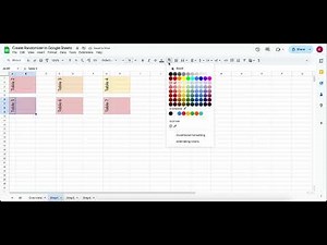 Creating a Seat Randomizer in Google Sheets