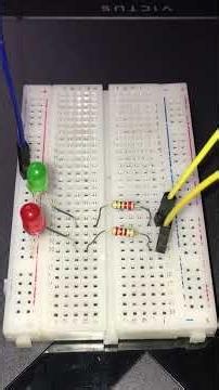 Two LEDs, Two Different Speeds… But Why?! (Arduino Magic) #shorts #arduino #esp32 #iot #electronic