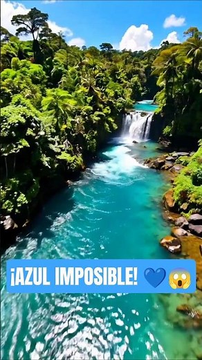 The most incredible blue river in the world! 💙😱
