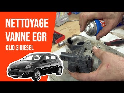 Nettoyer la Vanne EGR CLIO 3 1.5 dCi ♻️