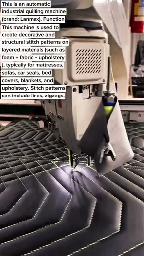 "Industrial Quilting Machine | Precision Sewing for Mattresses & Upholstery"