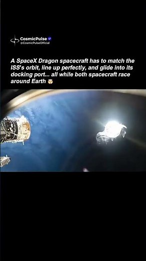 SpaceX Dragon's Insane ISS Docking 🚀