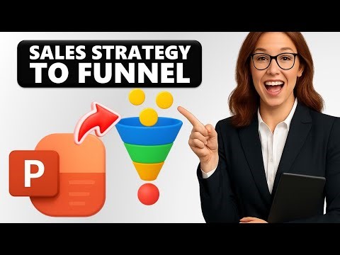 How to CONVERT SALES STRATEGY into a POWERPOINT FUNNEL SLIDE