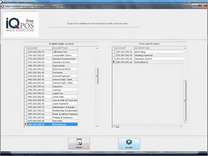 IQ POS POS Petty Cash 1 Petty Cash + Setup Module Parameters