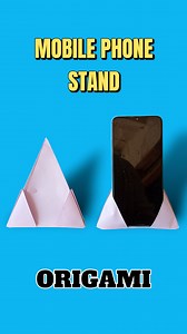 DIY Origami Phone Stand Using Paper Learn how to make an Origami Mobile Phone Stand using simple paper at home. This easy DIY paper phone holder is perfect for watching videos, online classes, video calls, and desk use. No glue, no tools – just smart origami creativity! Watch till the end and try it yourself. Don’t forget to like, share, and follow for more creative paper crafts. #Origami #MobilePhoneStand #PaperCraft #DIYPhoneStand #OrigamiArt #CreativeIdeas #EasyDIY #PaperOrigami #PhoneHolder 
