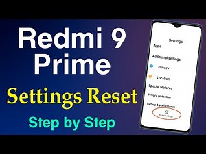 How to Reset Setting in Redmi 9 Prime | Redmi 9 Prime Ka Settings Reset Kaise Kare