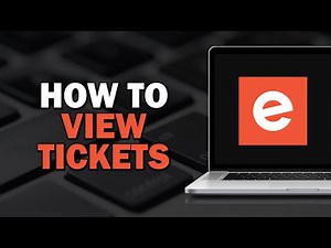 How To View Eventbrite Tickets (Easiest way)