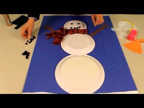 Snowman for classroom door