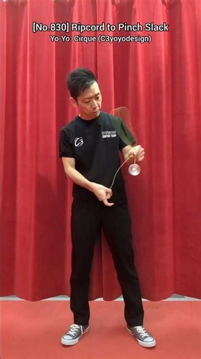 [No.830]🪀Today's Yo-Yo Trick & Tutorial: Ripcord to Pinch Slack #yoyo #tutorial #tricktutorial