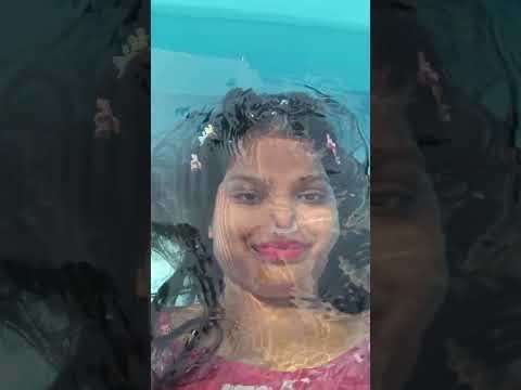 Fece up underwater swimming pool🏊😍//
