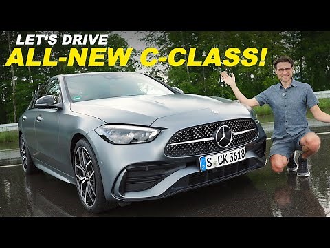 All-new Mercedes-Benz C-Class W206 driving REVIEW! With comparison S206 Estate T-Modell 2022