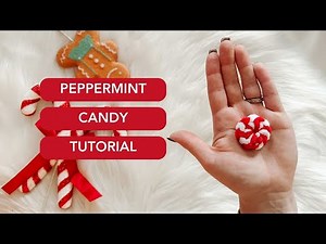 Christmas Crochet Peppermint Candy Tutorial l For BEGINNERS